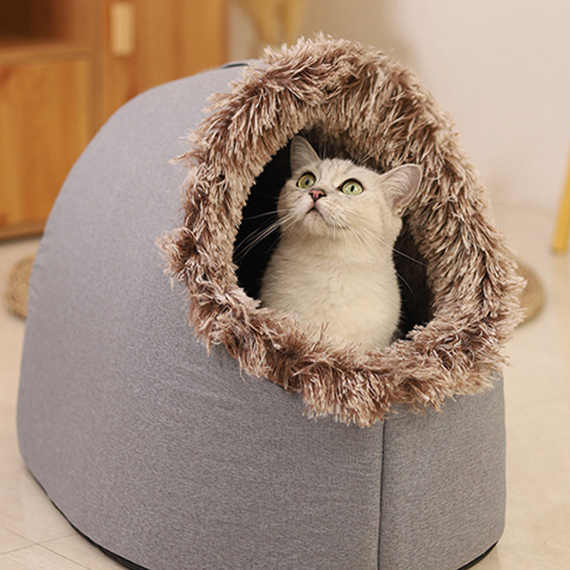 CozyNest Animal Den Bed | Warm and comfortable hiding place for your furry friend