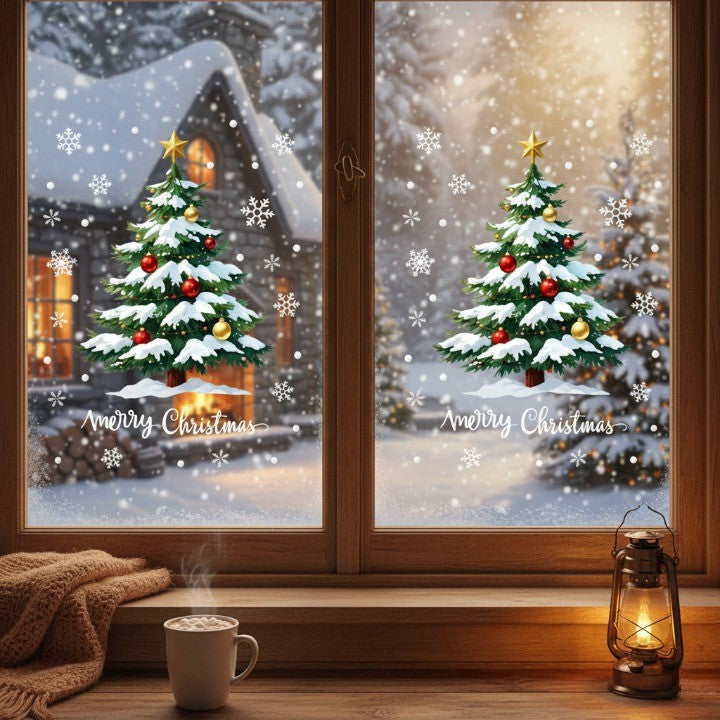 Merry Glow 3D Christmas Tree Sticker