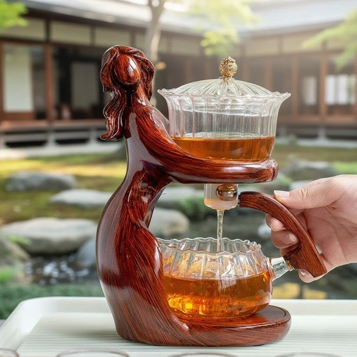 Nature Harmony Wooden Teapot
