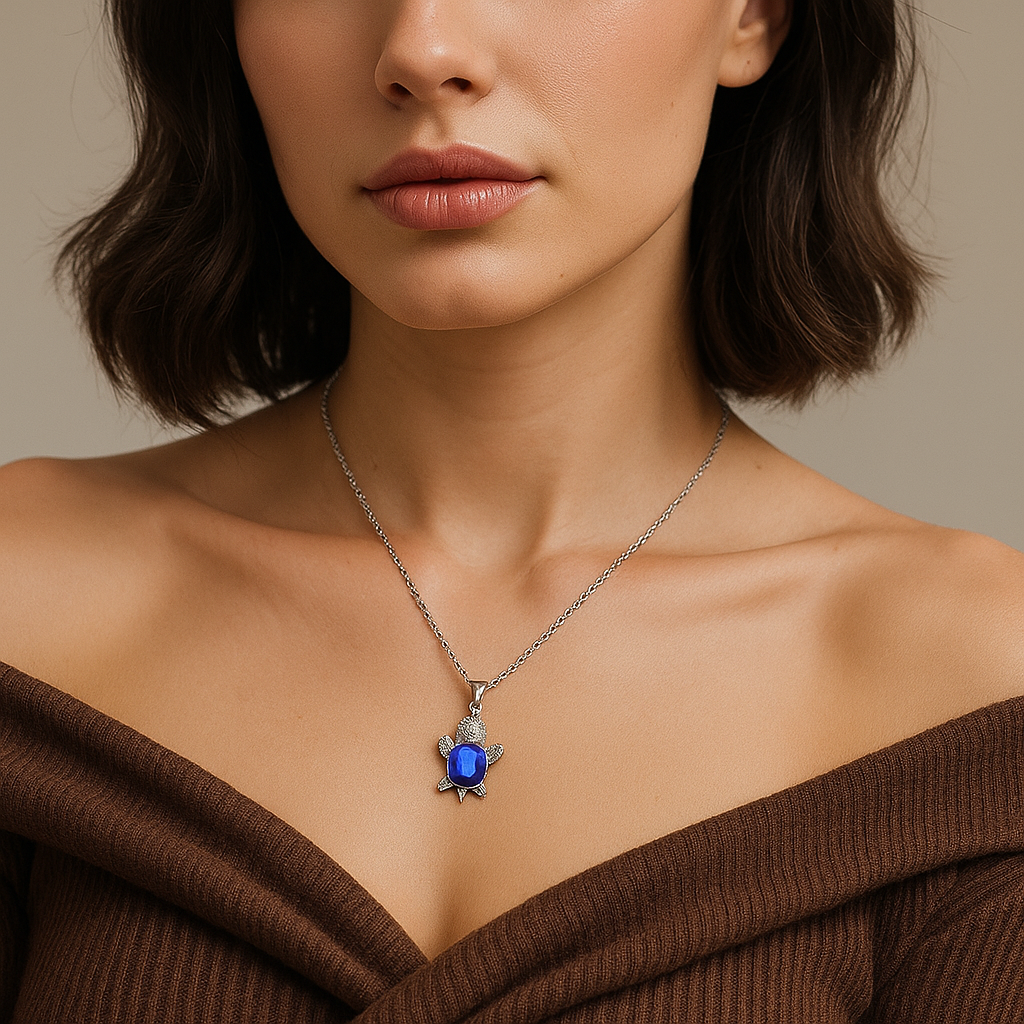 Ocean Turtle Lucky Necklace Earring Set