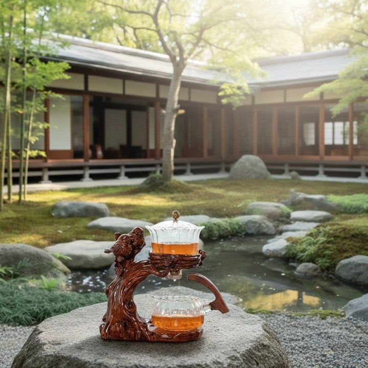 Nature Harmony Wooden Teapot