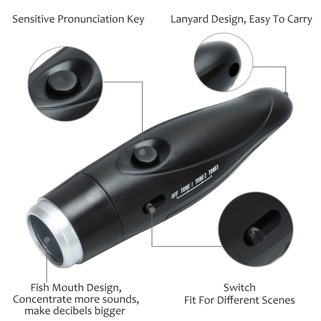 Handheld Electronic Whistle with 3 Tones Options – Lightweight and Portable for Coaches and Referees