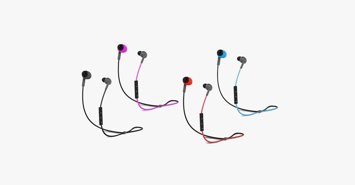 Pom Gear Pro2go B100 Bluetooth 4.0 – Look trendy with wireless earbuds!