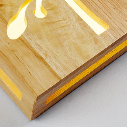 Wall lamp - WoodGlow - Elegant LED - Essence of life indoors outdoors
