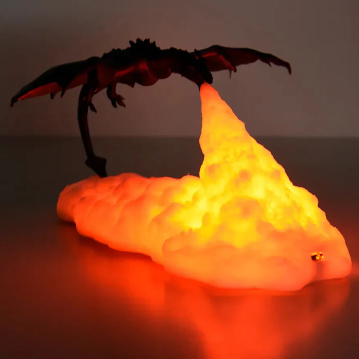 Fire-Breathing Dragon Lamp