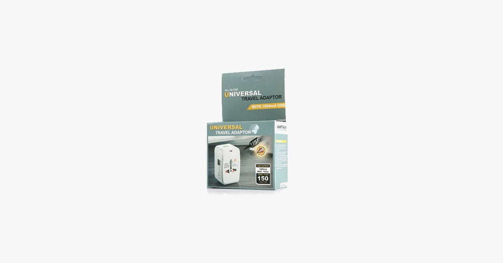 International plug adapter - All-in-One CE, RoHS certified USB power plug