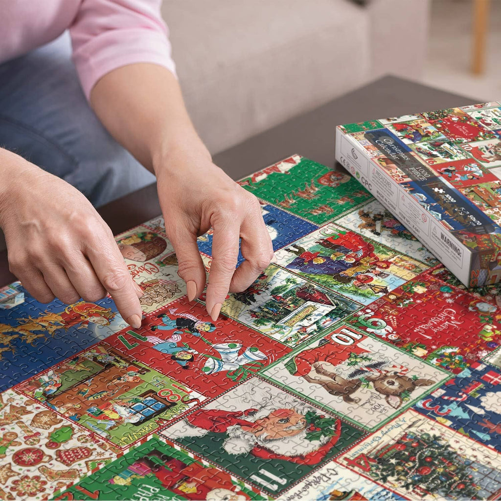 Christmas Advent Calendar Puzzle Game 1000 Pieces