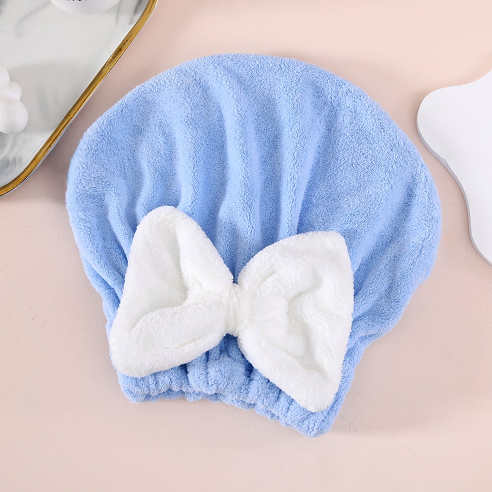 Hair turban – super absorbent coral velvet for fast drying