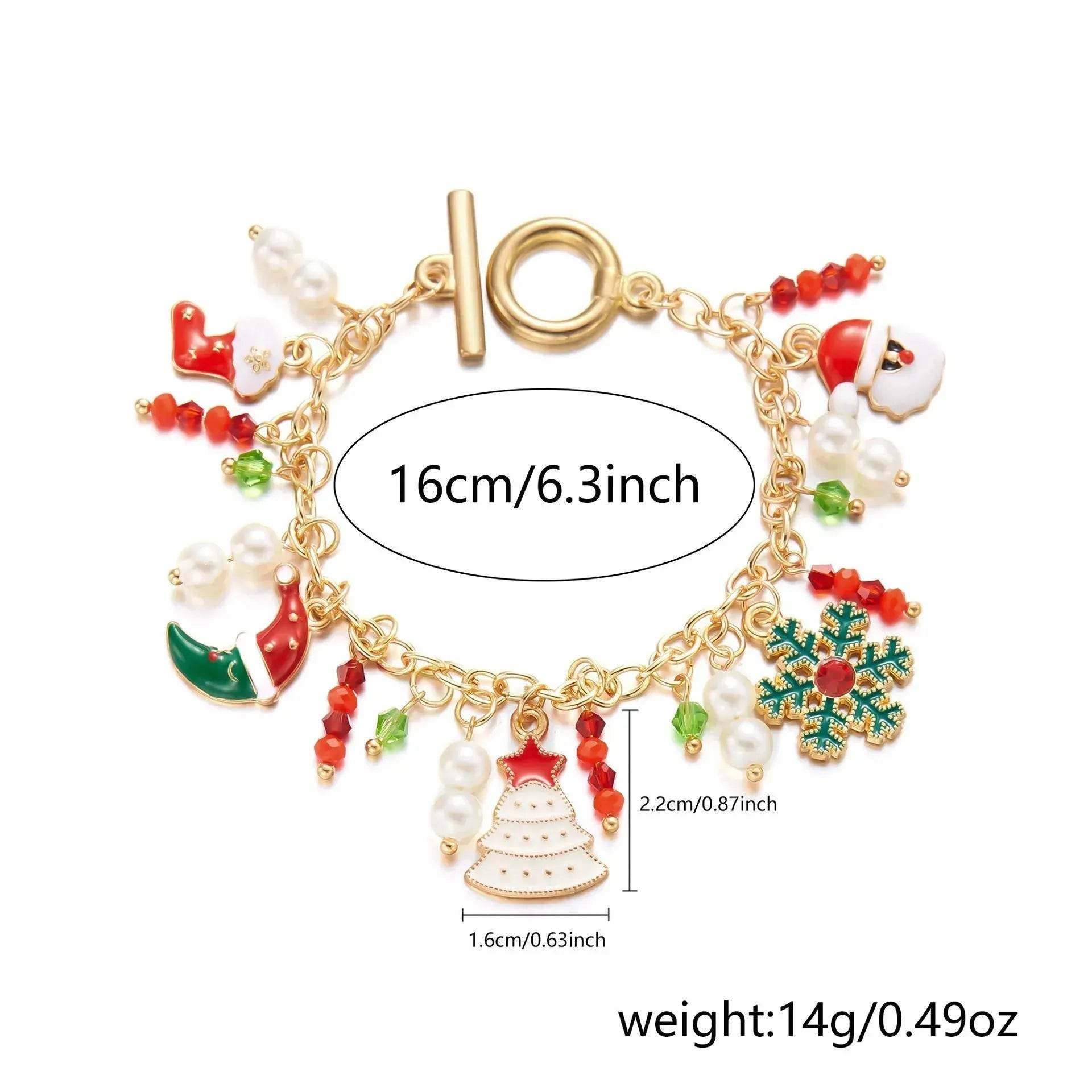 Christmas advent charm bracelet Nutcracker Charm Bracelet