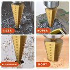 6-piece Titanium Drill Bit Set | For precise drilling through metal, wood, and other materials