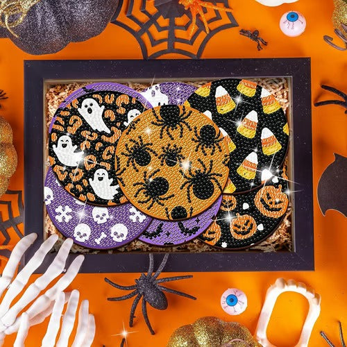 SpukMeister Coaster Set — Let your Halloween party be enchanted with magical fascination and guests amazed!