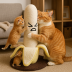 Scratch Ready Banana Pet Play Tower