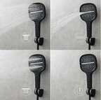 HydraLux 7-Setting Shower Head – Water-Saving & Anti-Scale – Square Chrome