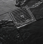AquaShield Square Stainless Steel Floor Drain