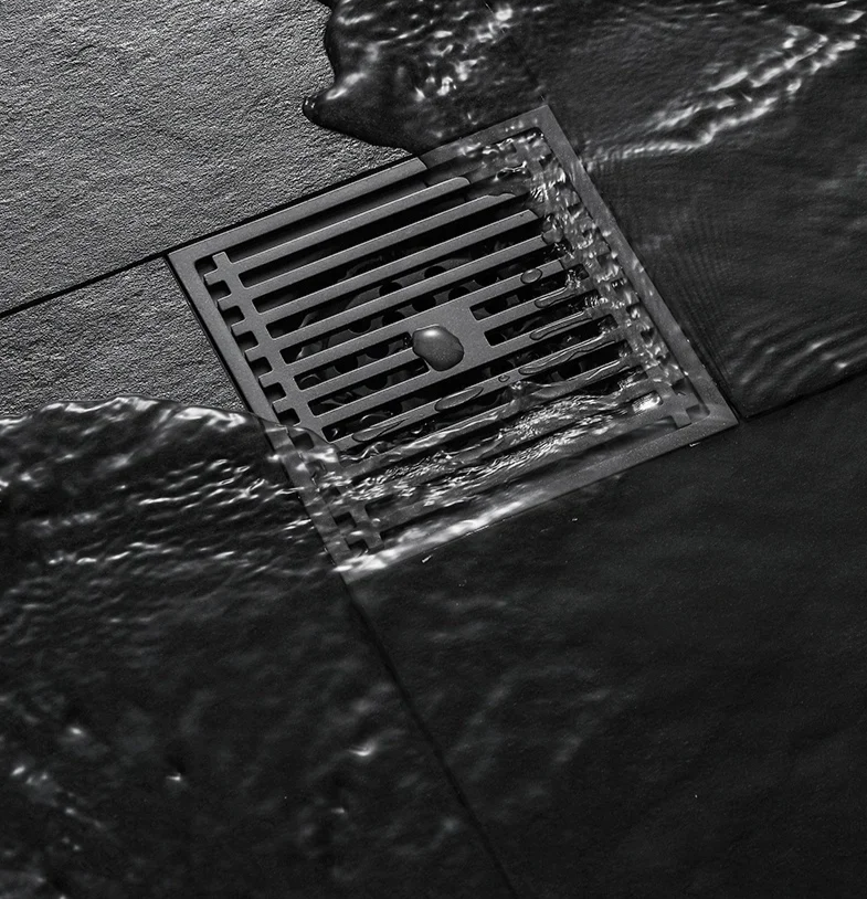 AquaShield Square Stainless Steel Floor Drain