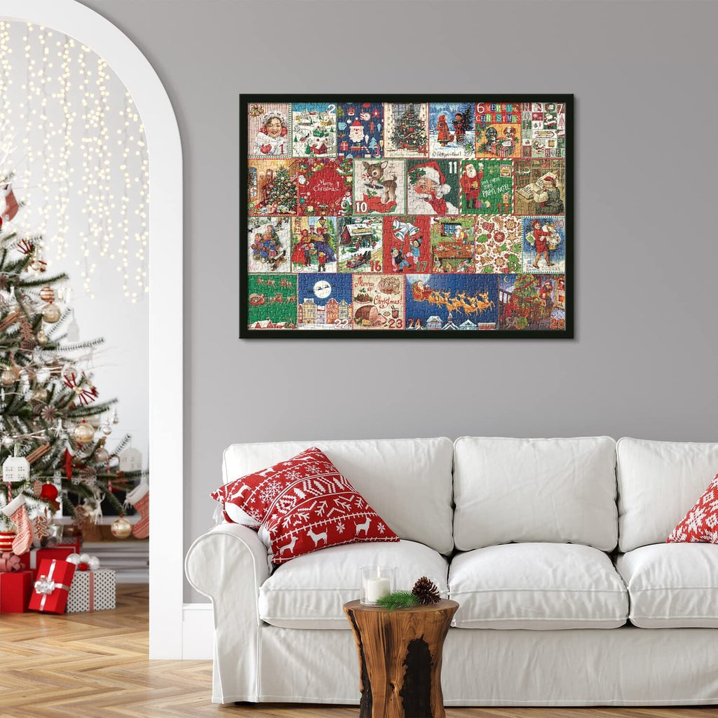 Christmas Advent Calendar Puzzle Game 1000 Pieces