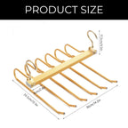 Space-saving trouser hangers from Gardudu made of aluminum
