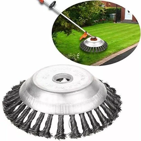 Weeding brush head for brushcutter