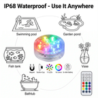 Remote Control Waterproof Magnet Suction LED Light