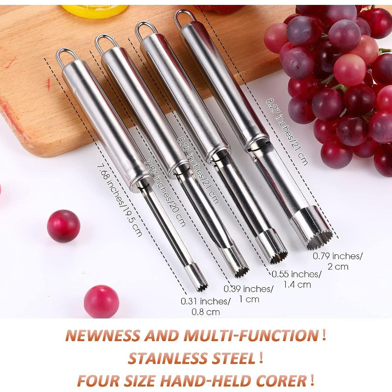 Stainless Fruit Corer Set