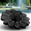 Solar-powered fountain for the garden – Flower design water feature for ponds and pools