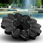 Solar-powered fountain for the garden – Flower design water feature for ponds and pools