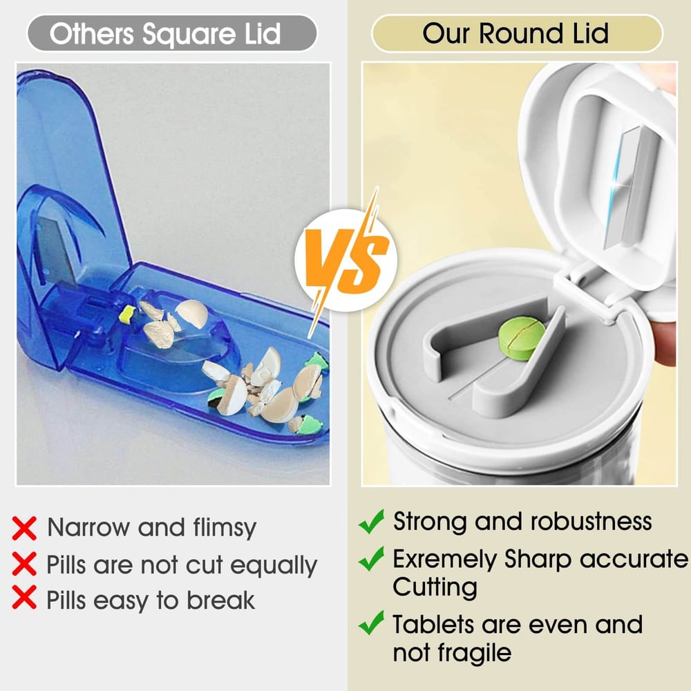 Pill cutter with dispenser