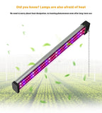 LED plant lamp with full spectrum lighting and pull switch for optimal plant growth