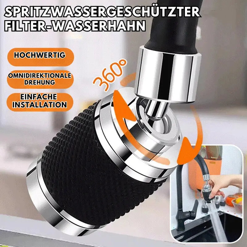 360° Splash-proof Redatable Faucet