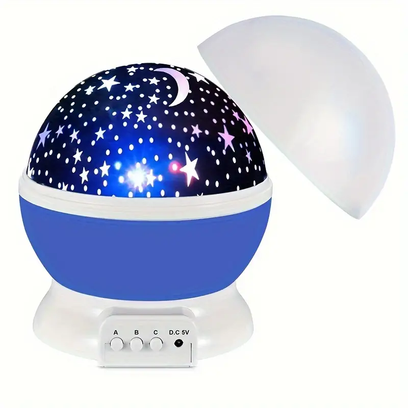 360° Sky Projector | Modern Nightstand Lamp with LED