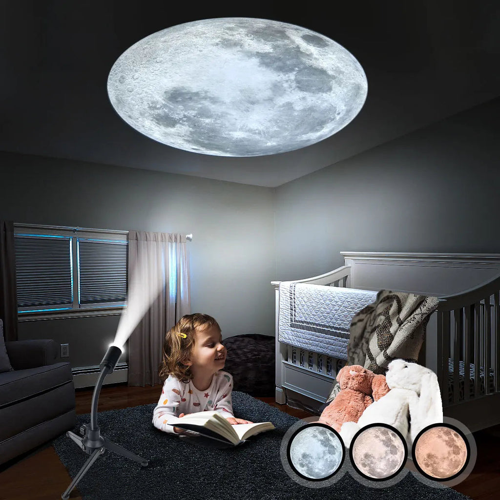 360° Moonlight Projector | Innovative Lamp for Room Lighting