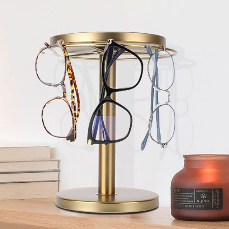 360° Rotating Glasses Stand for Elegant Organization