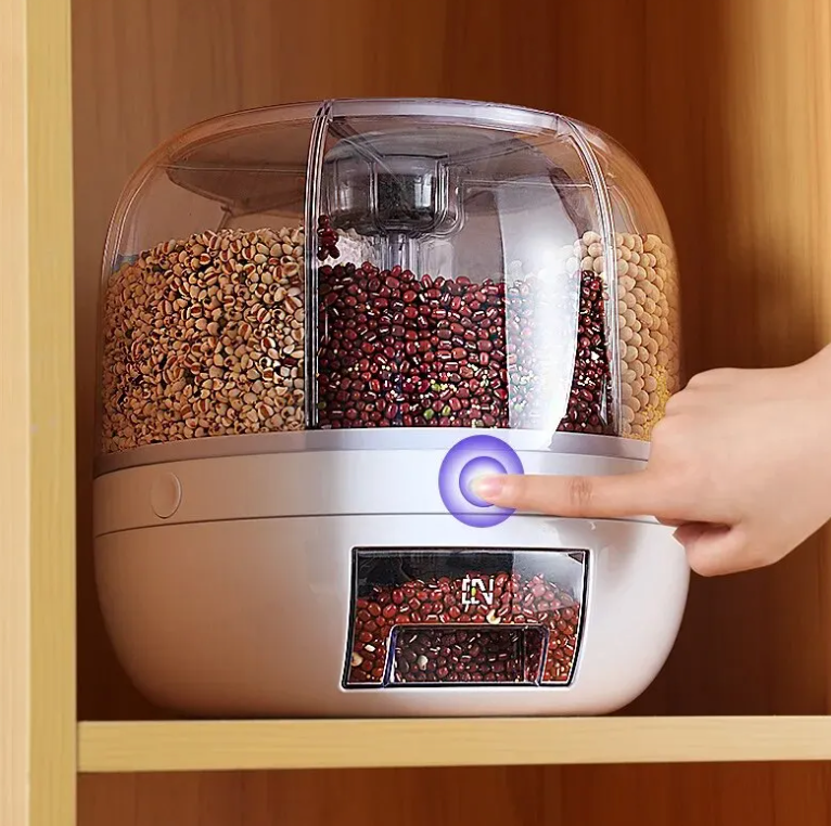 360° Rotating Grain Dispenser - SpinStore GrainKeeper