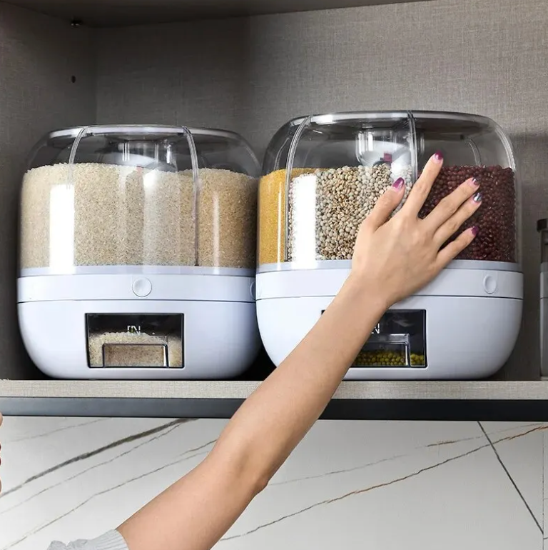 360° Rotating Grain Dispenser - SpinStore GrainKeeper
