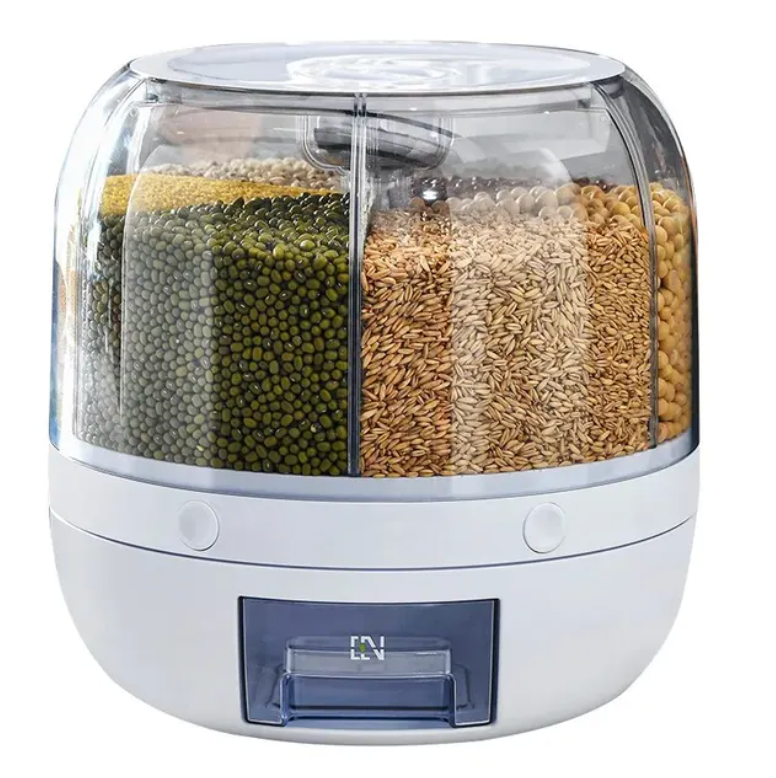 360° Rotating Grain Dispenser - SpinStore GrainKeeper