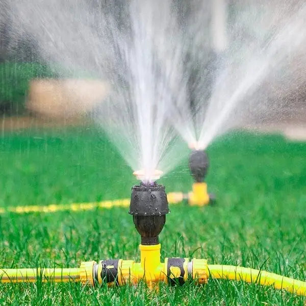 360° Garden Sprinkler with Ground Spike – Ideal for Permanent Installation in the Garden