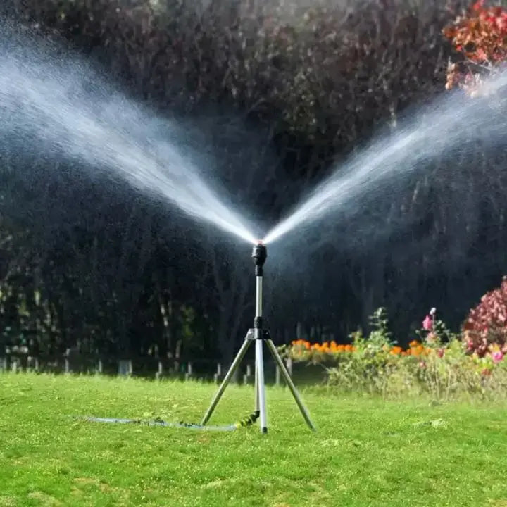 360° Tripod Lawn Sprinkler – Adjustable & with Mist Mode