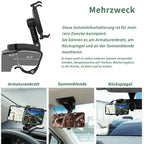 360° Redatable car phone holder – safely & flexibly mountable