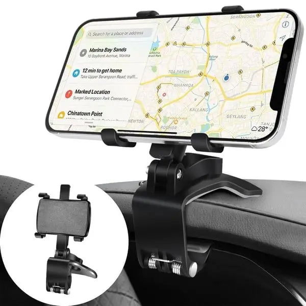 360° Redatable car phone holder – safely & flexibly mountable