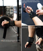 Phase-3 D-Ring Lifting Straps – Heavy Duty Grip Support for Weight Training
