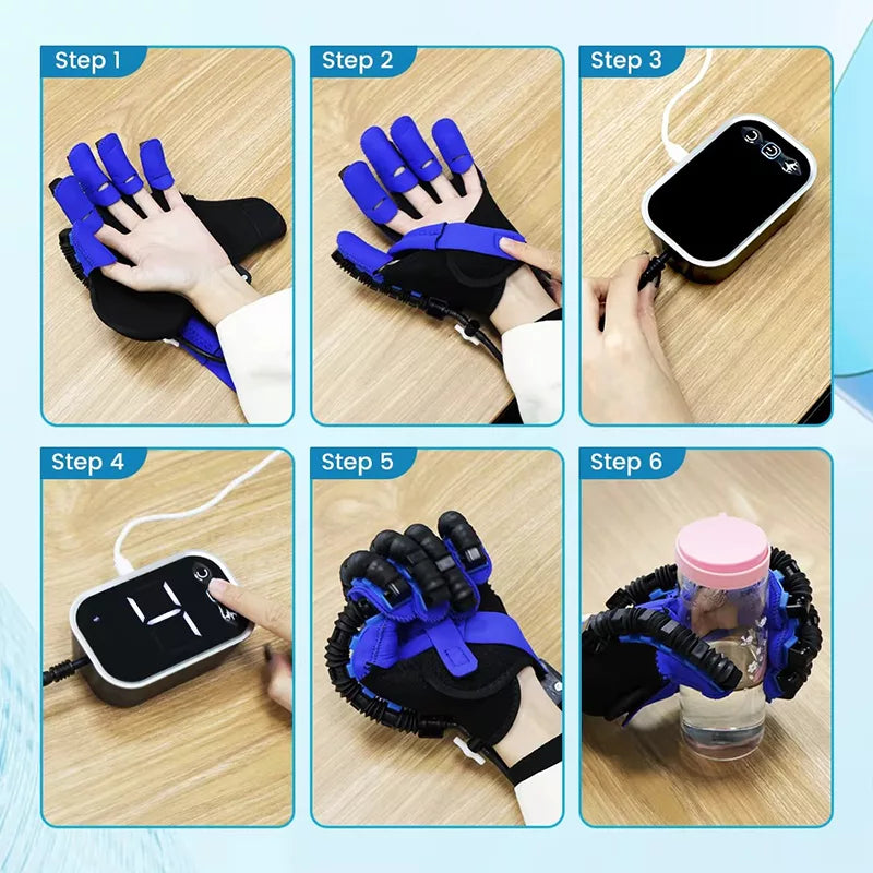 Rehabilitation Robot Glove | Adjustable Speed, Ergonomic Design & Ideal for Post-Stroke Recovery and Motor Skill Enhancement