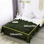 LuxeFlannel – Double-sided Sherpa Blanket for Ultimate Comfort