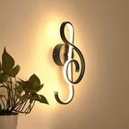LED Nightstand Wall Lamp Contemporary White/Black/Coffee Wall-mounted Lighting with Spiral-shaped Acrylic Shade, Warm/White Light