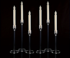 LumenAcry Acrylic Candle Holder Set (3-piece)