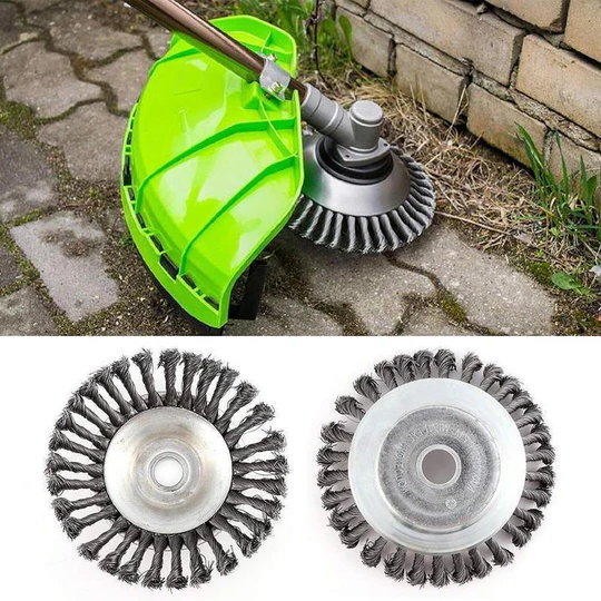 Weeding brush head for brushcutter
