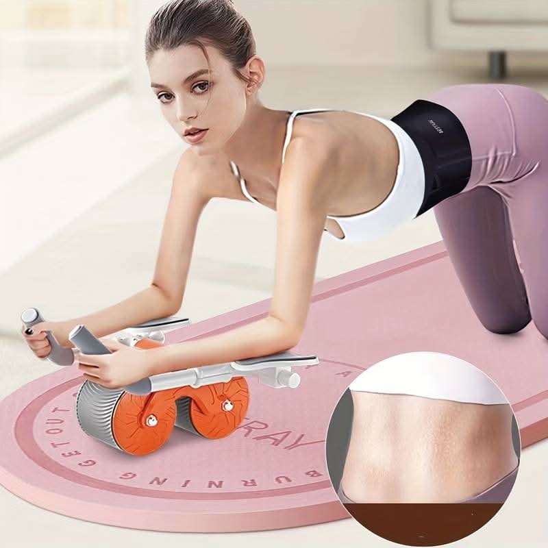 Advanced ab roller for intensive core training