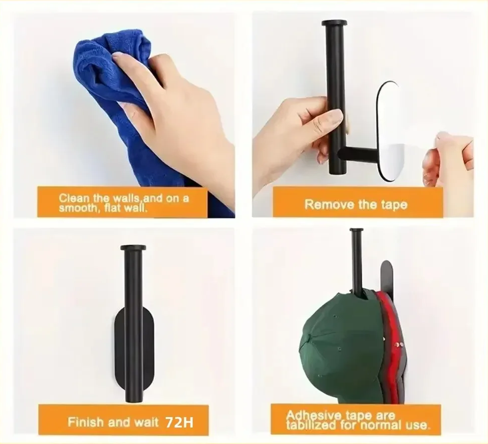 CapRack Stainless Steel Hat & Cap Holder