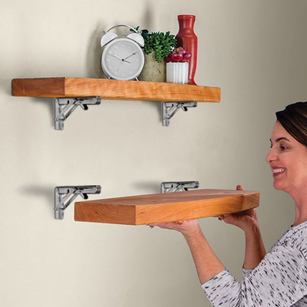 Foldable bracket | 2 sets thick stainless steel folding table bracket