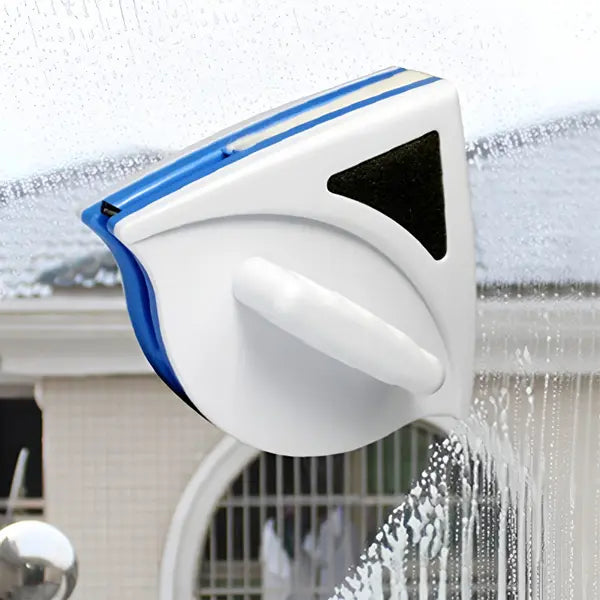 Magnetic Window Cleaner — double-sided glass cleaning device with safety lock