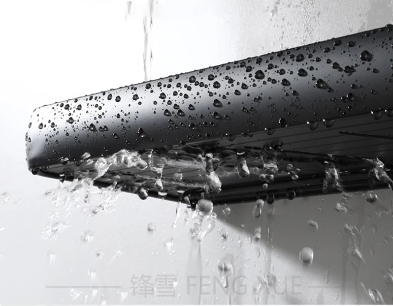 ALUMAX – Black Aluminum Corner Shelf without Drilling